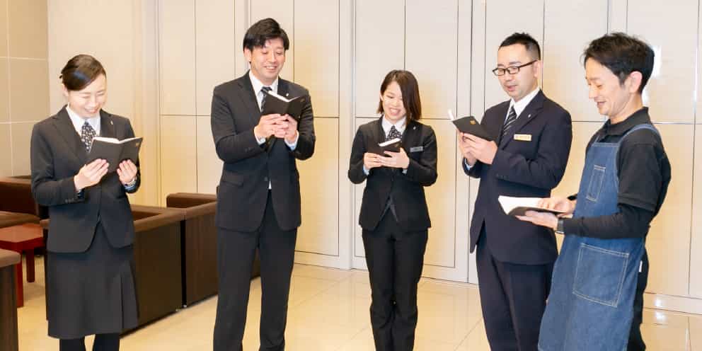 研修している様子